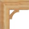 Ekena Millwork Westlake Block Rough Sawn Bracket, Western Red Cedar, 6"W x 18"D x 18"H BKT06X18X18WTL05RWR - alternate 2
